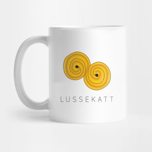 Swedish Lussekatt Lucia Saffron Bun Mug